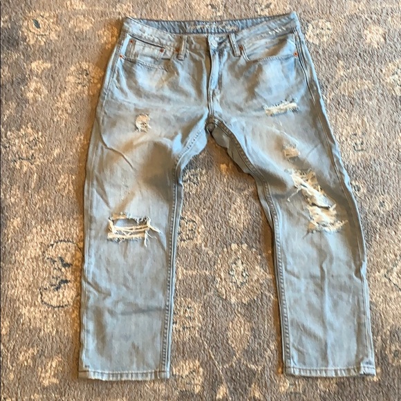 American Eagle boy fit 6 regular distressed jean - Picture 1 of 2